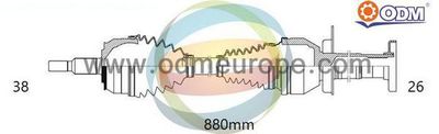 18216230 Multiparts Приводной вал