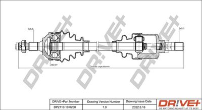 DP2110100208 Dr!ve+ Приводной вал