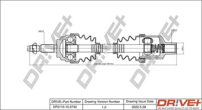 DP2110100742 Dr!ve+ Приводной вал