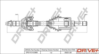 DP2110100865 Dr!ve+ Приводной вал