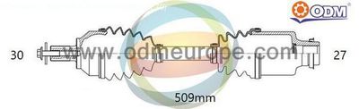 18142380 Multiparts Приводной вал