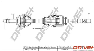 DP2110100721 Dr!ve+ Приводной вал