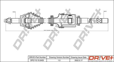 DP2110100455 Dr!ve+ Приводной вал