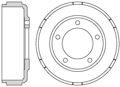 VBE686 MOTAQUIP Тормозной барабан