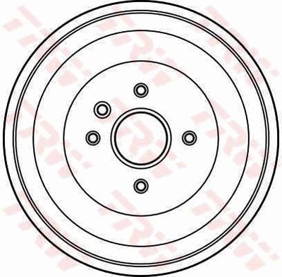 DB4025 TRW Тормозной барабан