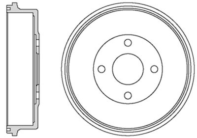 VBD641 MOTAQUIP Тормозной барабан