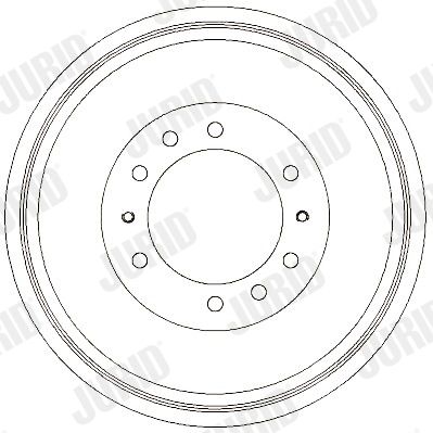 329293J JURID Тормозной барабан