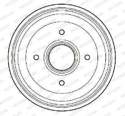 FDR329700 FERODO Тормозной барабан