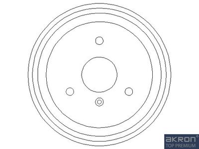 1120040 AKRON-MALÒ Тормозной барабан