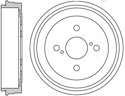 VBE694 MOTAQUIP Тормозной барабан
