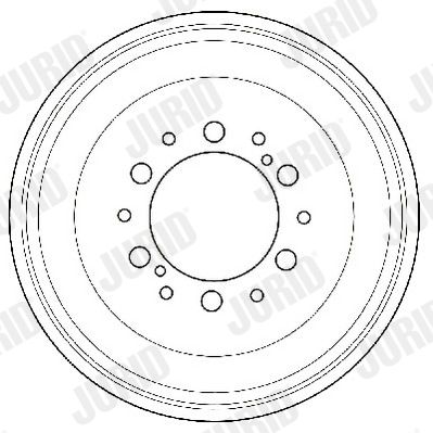 329091J JURID Тормозной барабан
