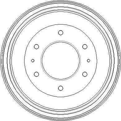 NDR190 NATIONAL Тормозной барабан