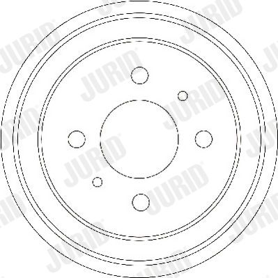 329044J JURID Тормозной барабан