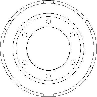 NDR332 NATIONAL Тормозной барабан