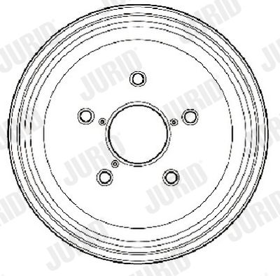 329159J JURID Тормозной барабан